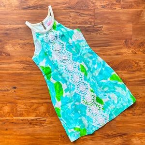 Lilly Pulitzer Lace Blue Shift Dress (8)